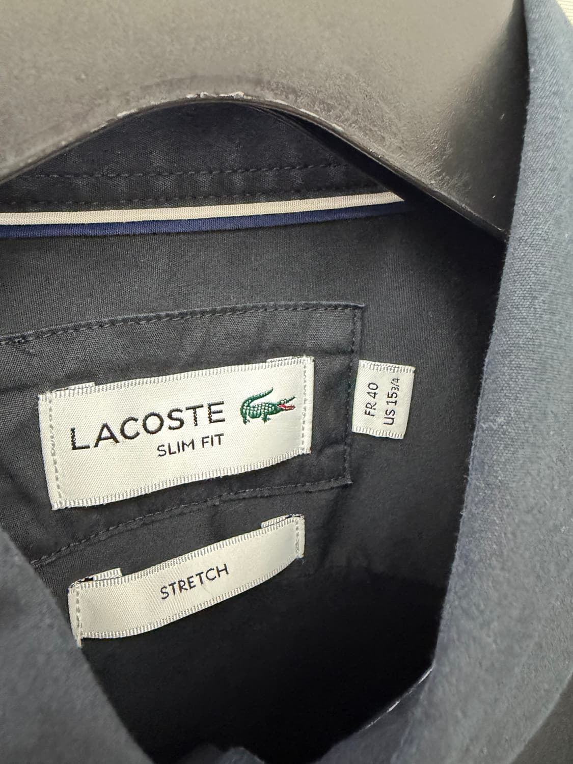 라코스테 블랙 셔츠 남성 긴팔 상품이미지4