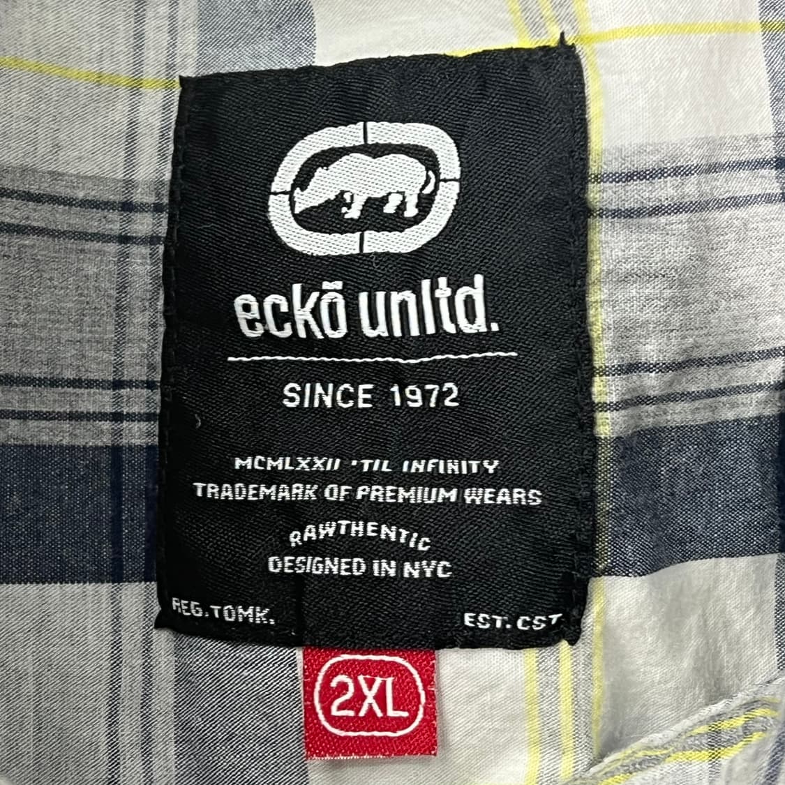 에코 언리미티드 체크 하프셔츠 s10637 상품이미지5