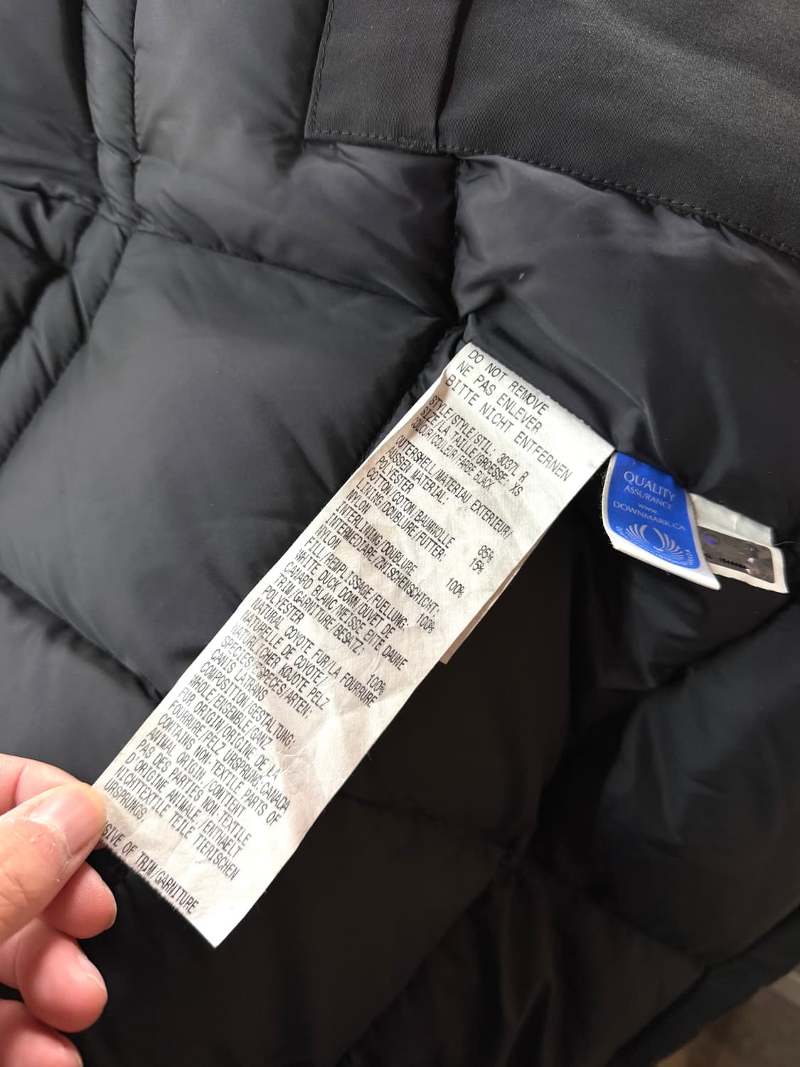 XS/ 캐나다구스 빅토리아 퍼 다운패딩 점퍼 상품이미지9