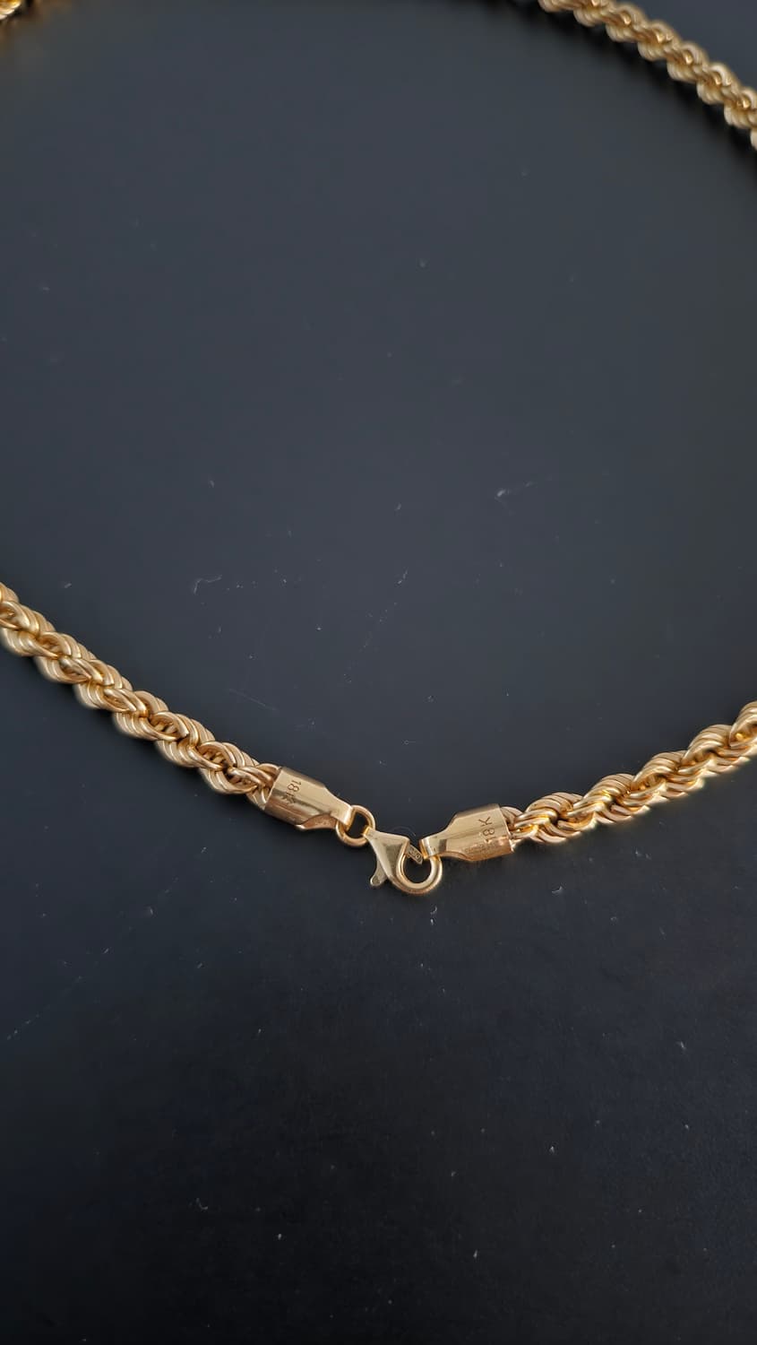 코지쥬얼리 ) 18K 로프체인 목걸이 5.7mm 상품이미지6