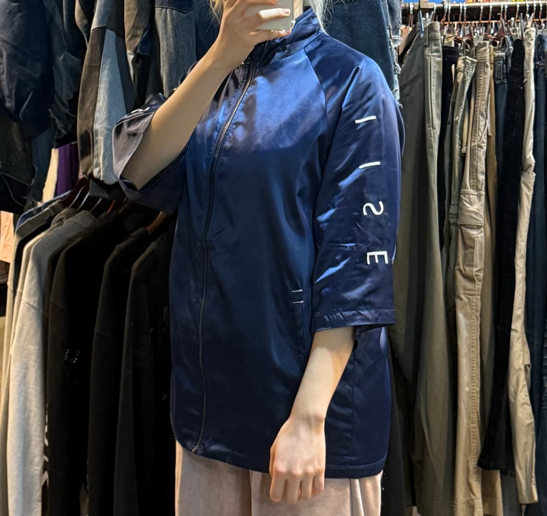 [NO.9] vtg 새틴 트랙 자켓 상품이미지4