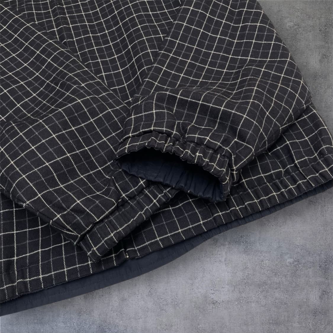 라코스테 Lacoste 네이비 체크 리버시블 양면 자켓 100 상품이미지9