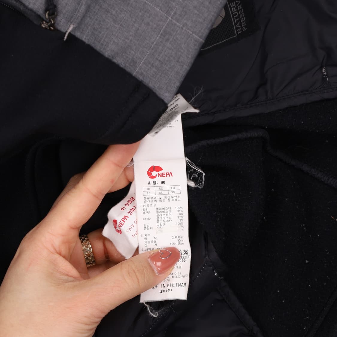 [90] 네파 여성 후드 패딩 집업 자켓 0105J 상품이미지6