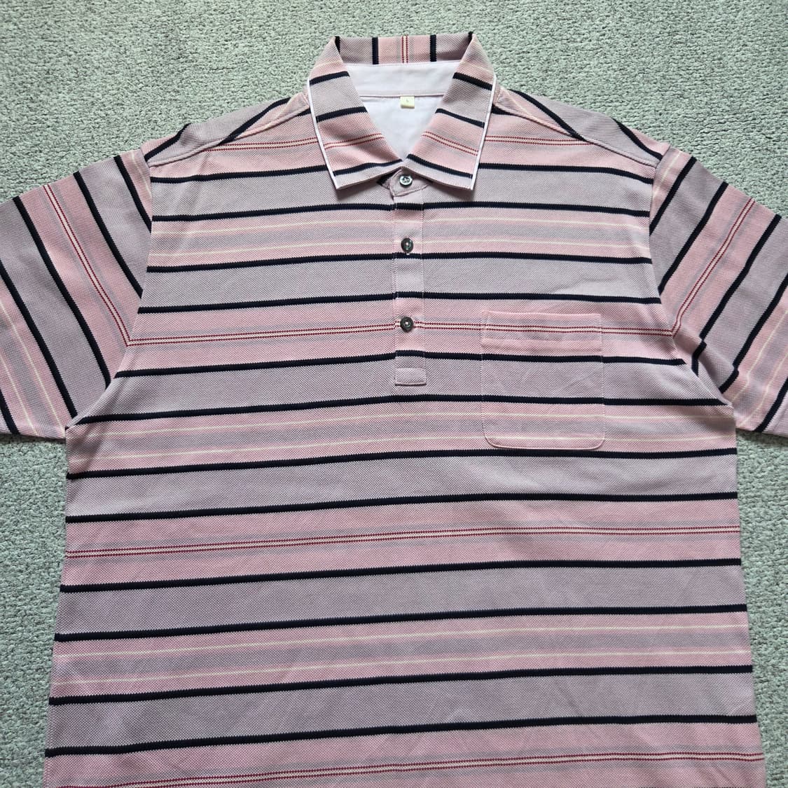 Topvalu Japan 카라넥 반팔 티셔츠 L(100) 상품이미지2