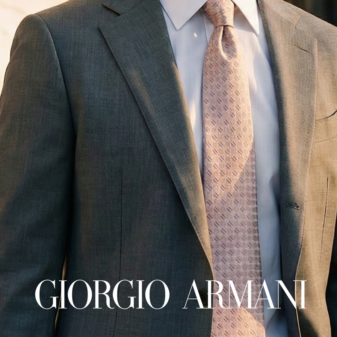 조르지오 아르마니 실크 자카드 넥타이 9.7cm A등급 A19582
 상품이미지1