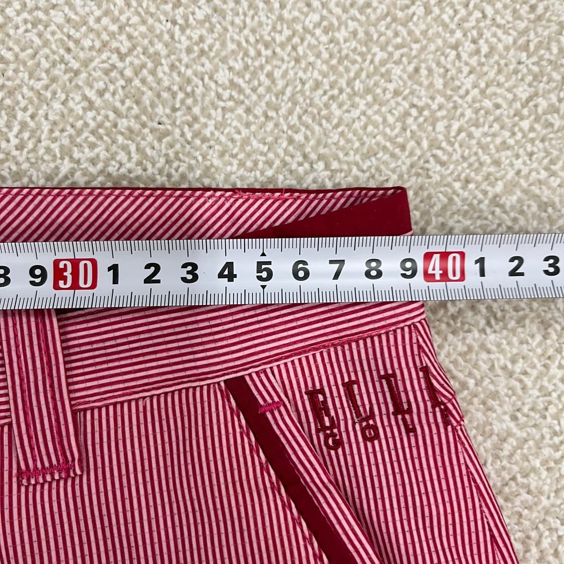 82 엘르 골프 스트라이프 바지 0122M2 상품이미지5