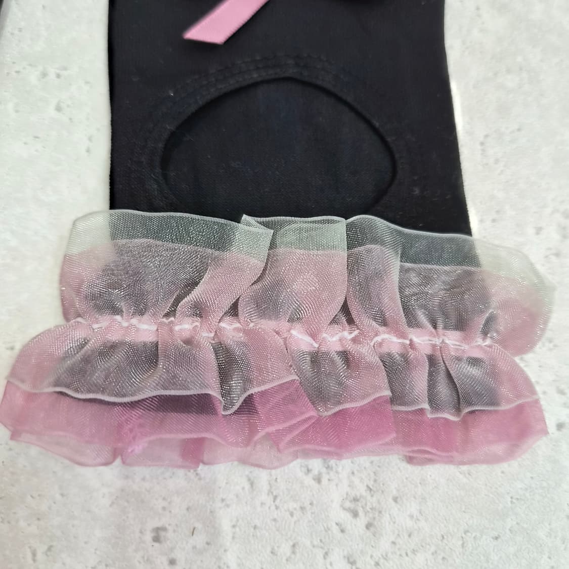 프릴리본 다리보정 압박레깅스 슬리밍 스타킹 상품이미지3