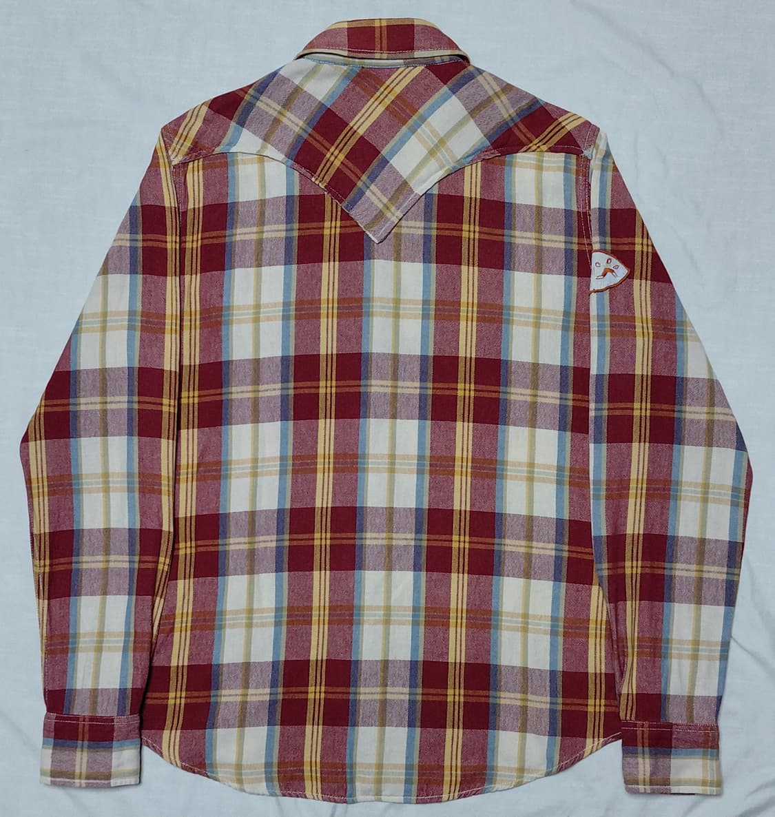 [M] Luckystore Tailors 웨스턴 패치 체크 셔츠 상품이미지8