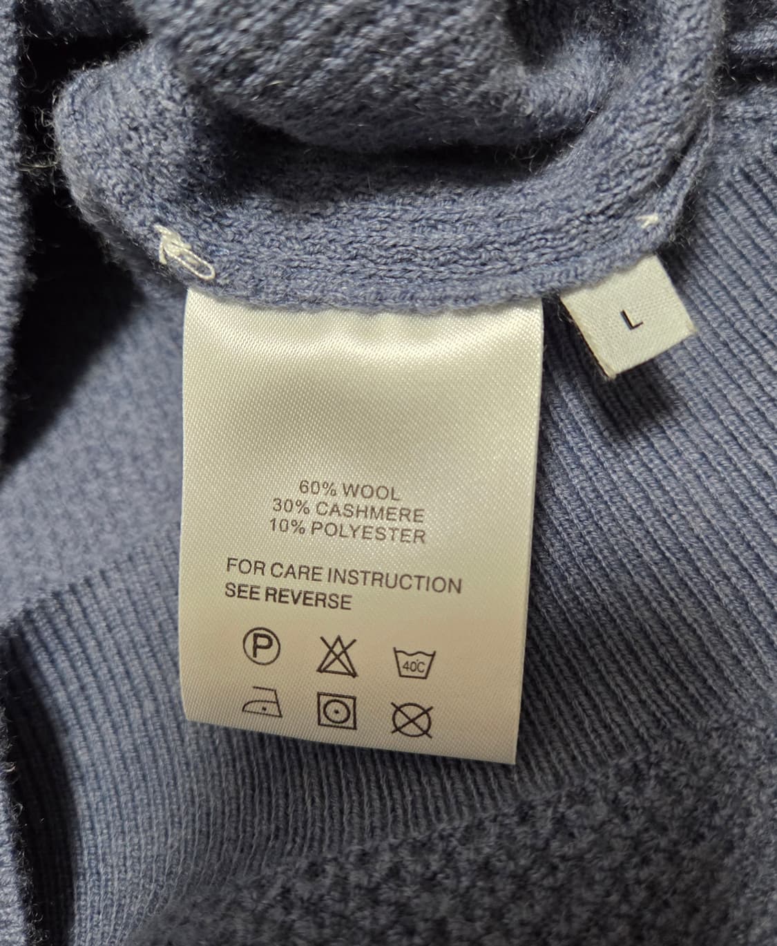 몽클레어 네이비 블루 니트 상품이미지7