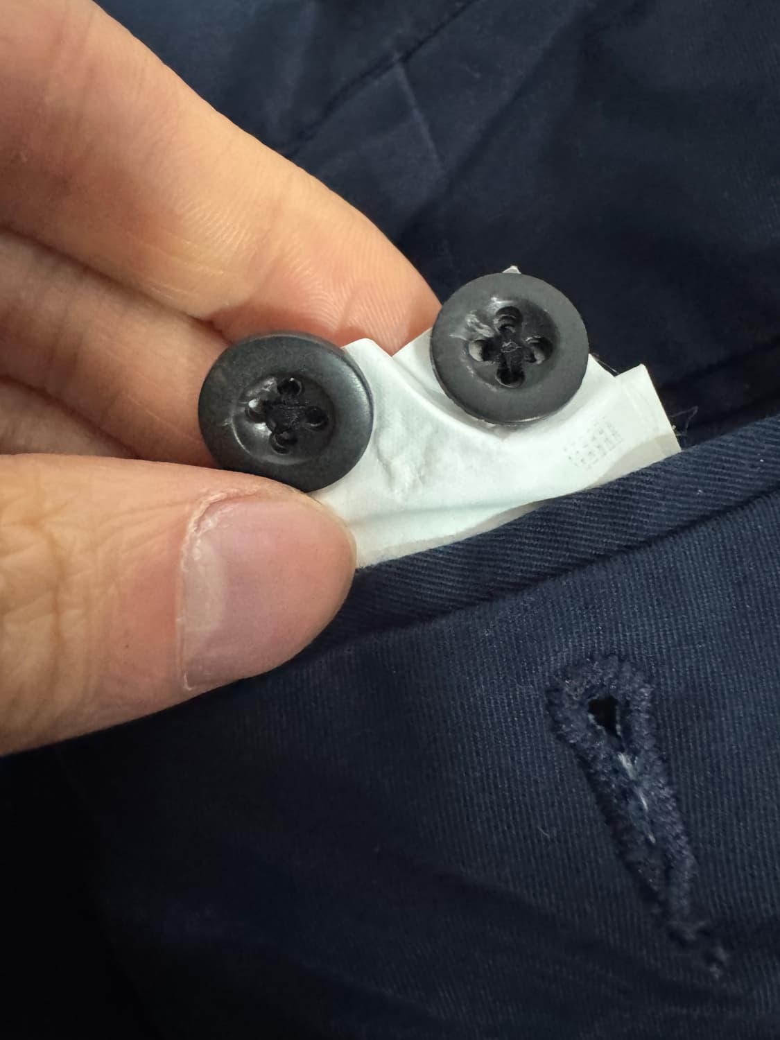 폴로 랄프로렌 클래식 코튼 치노팬츠 33인치 네이비 상품이미지4