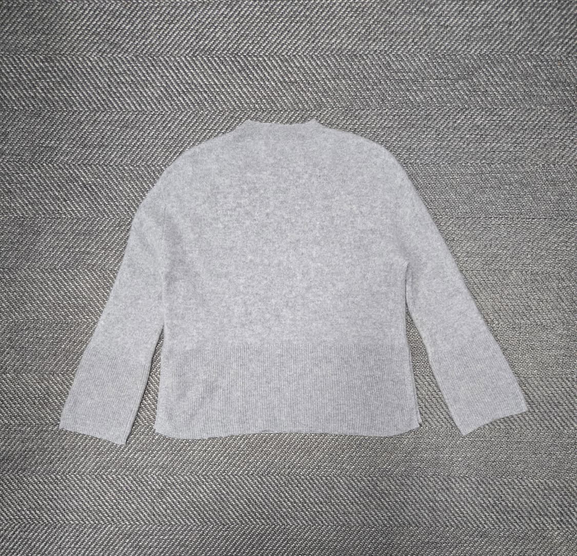 레이첼조 캐시미어100%  니트 스웨터 그레이 상품이미지2