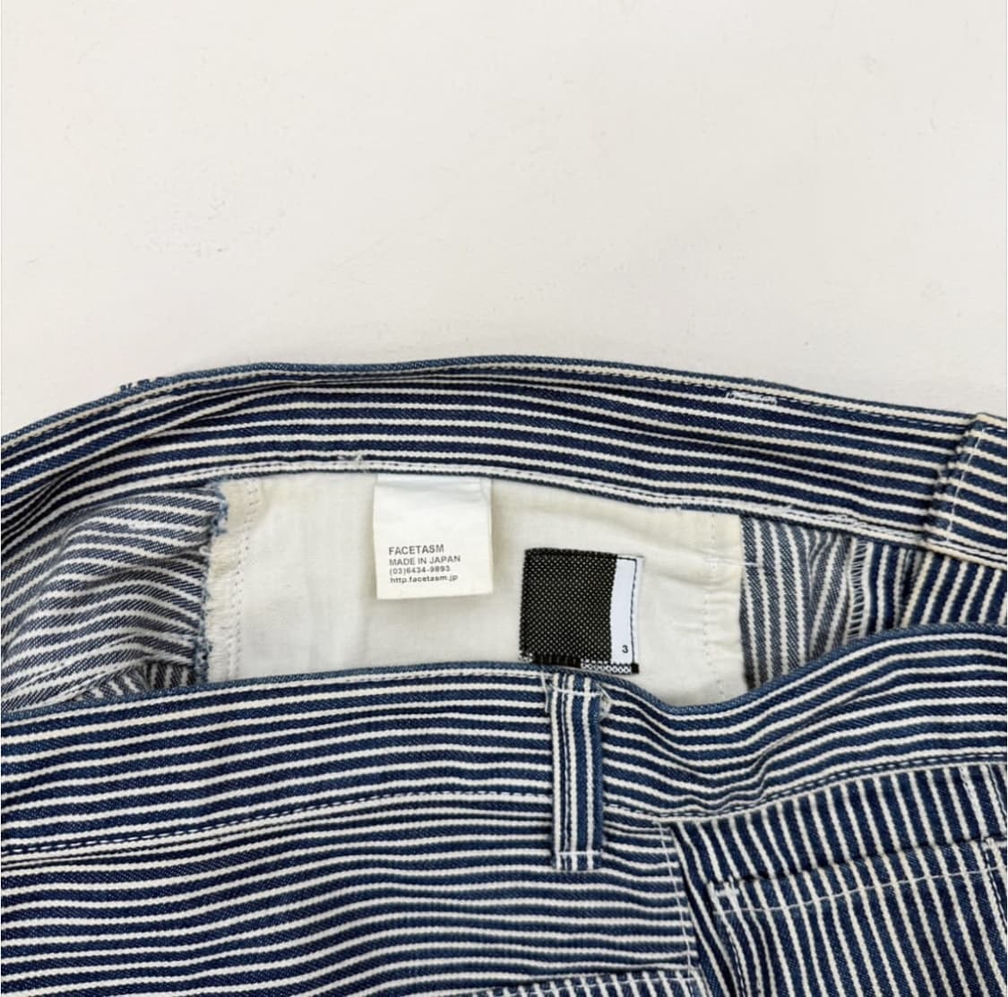 파세타즘 스트라이프 와이드 팬츠 상품이미지4