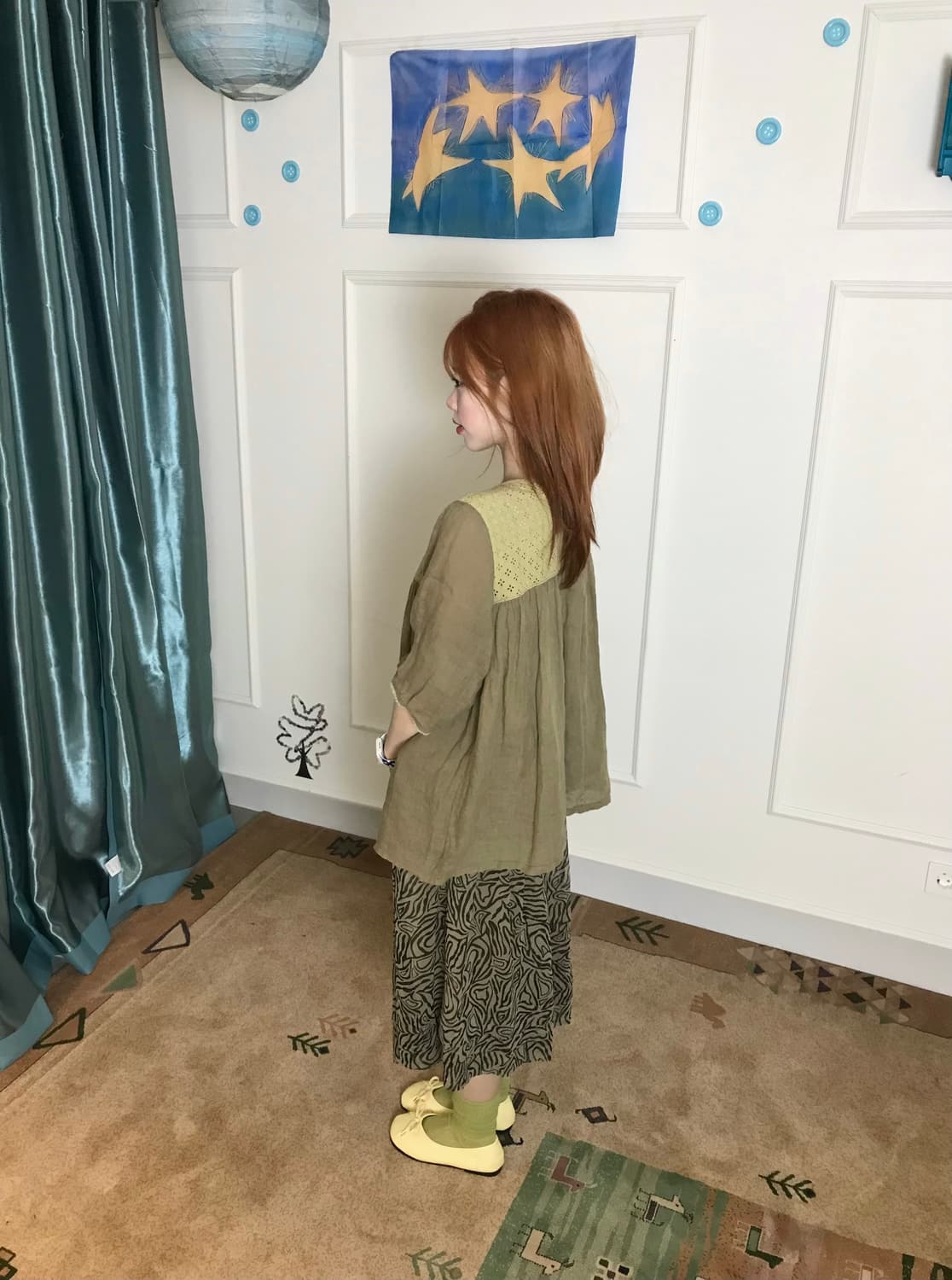 어우러지는 톡 튀는  귀여운 코디🍋 펀칭+펀칭 귀여움 두 배𖧧 상품이미지6