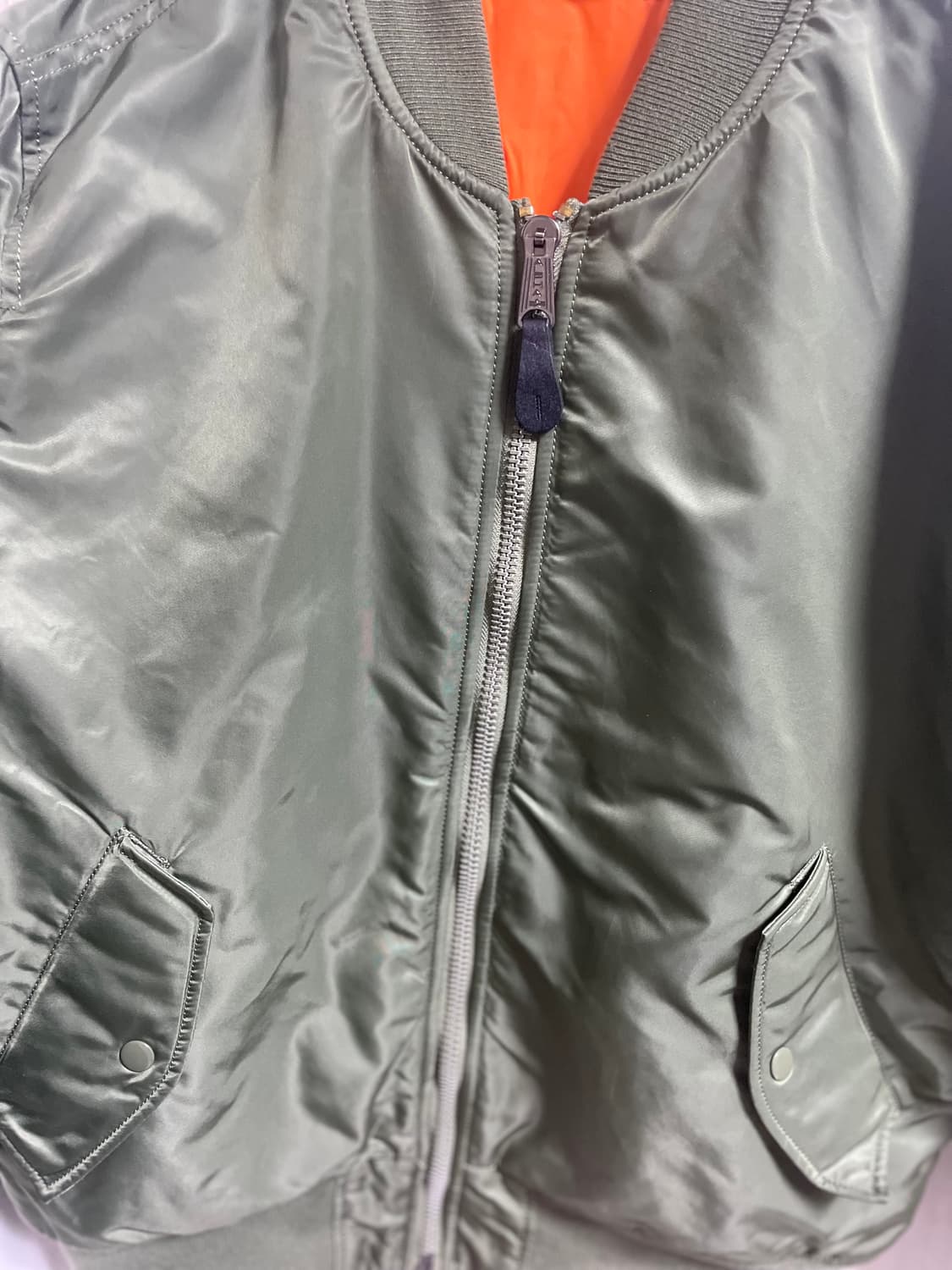 [XL] 알파인더스트리 ma-1 세이지 상품이미지8