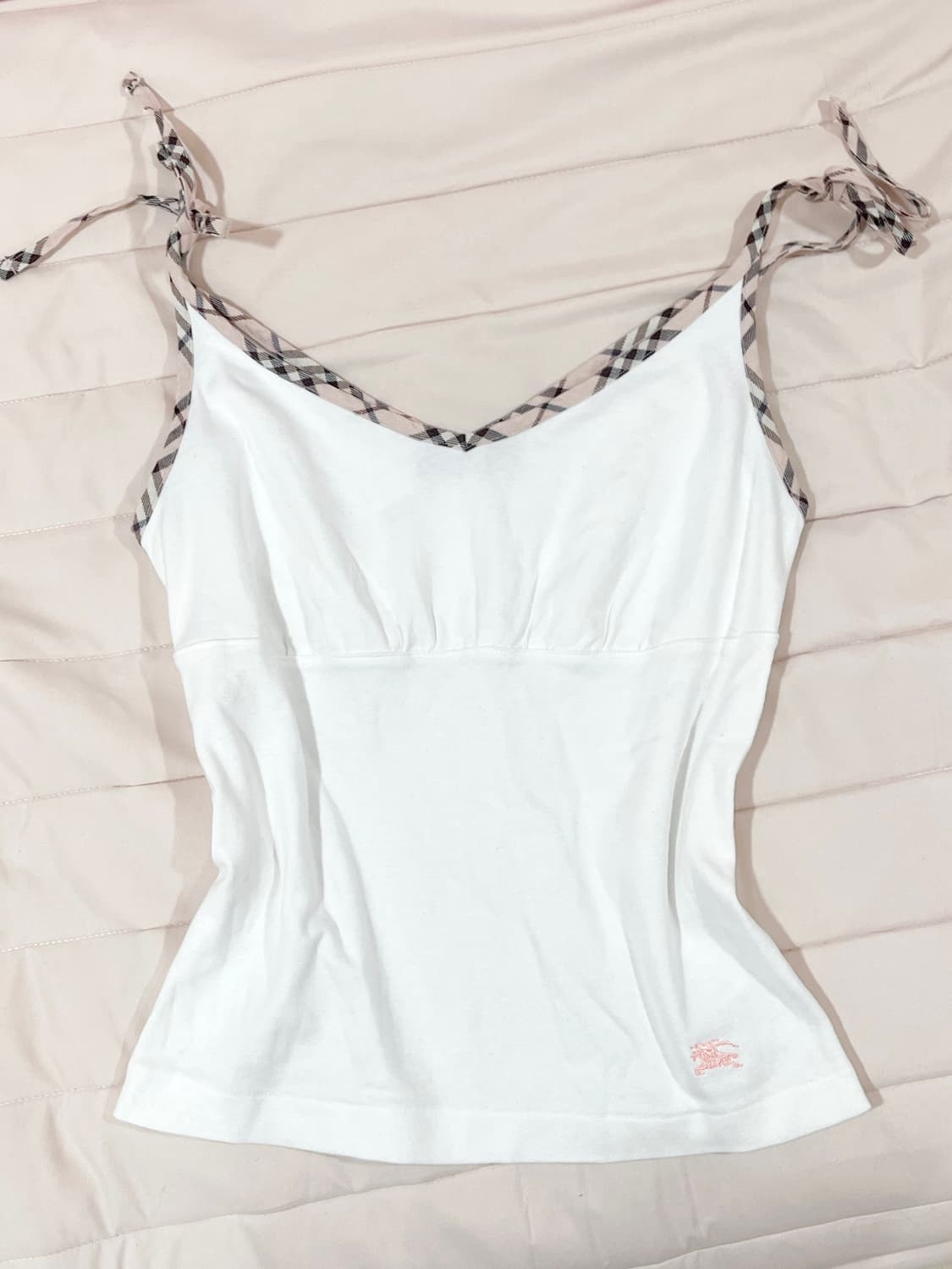 버버리 슬리브리스 나시 리본 블루라벨 상품이미지1