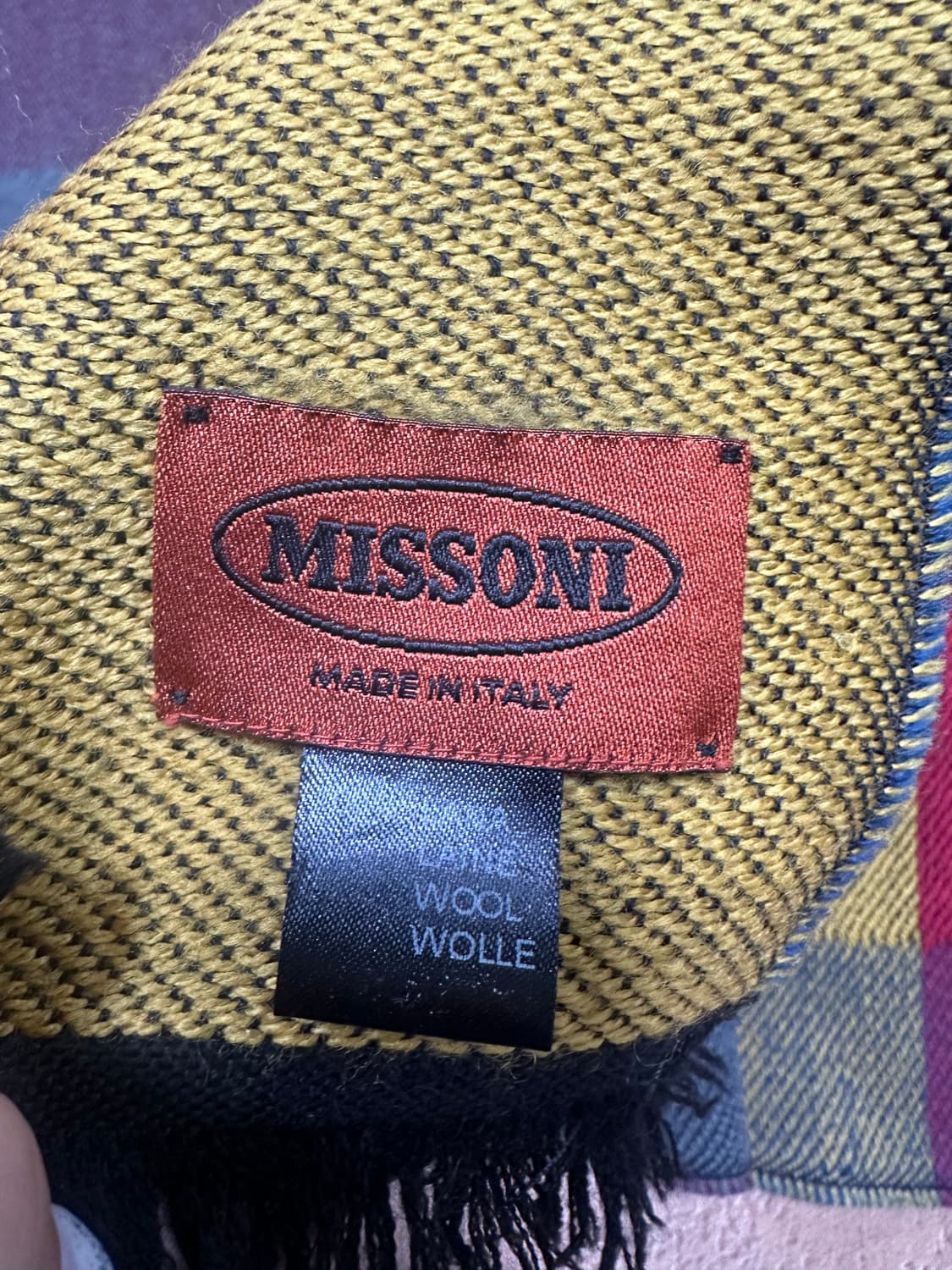 ✨ (바배) 미쏘니 패턴 울 머플러  상품이미지5