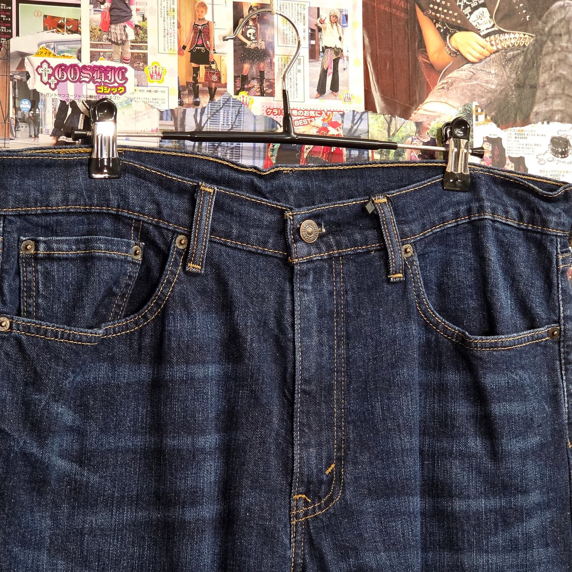 리바이스 505 진청 데님 팬츠 상품이미지6