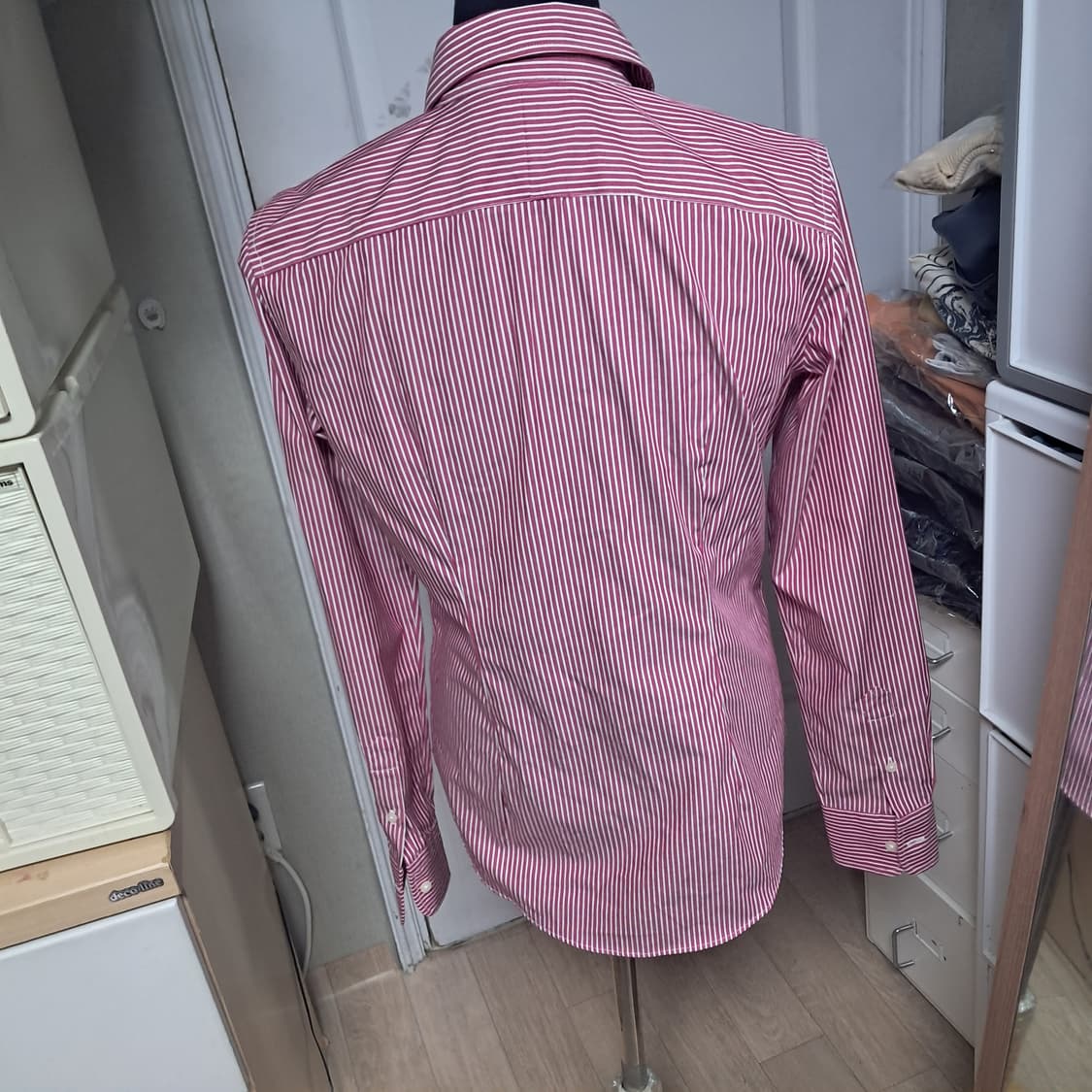 로렌 랄프로렌 스트라이프 셔츠 논아이론 XS(거의 새제품) 상품이미지3