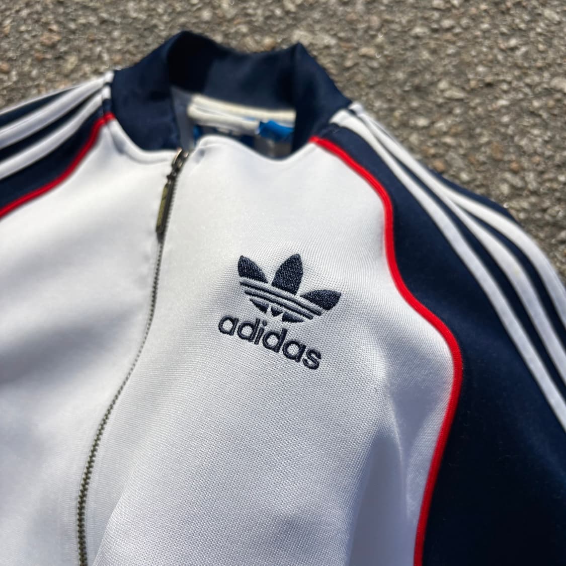 아디다스 화이트 컬러 슈퍼스타 트랙탑 져지 상품이미지4