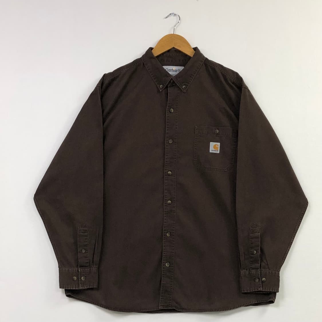 Xx 칼하트 브라운 워크 셔츠 상품이미지2