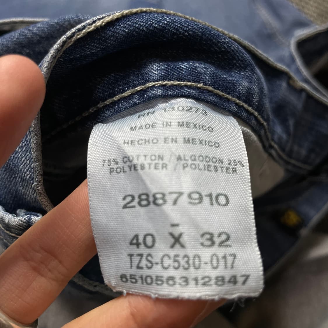 (40) Lee 리 중청 백카고 데님 팬츠 루즈핏 상품이미지6