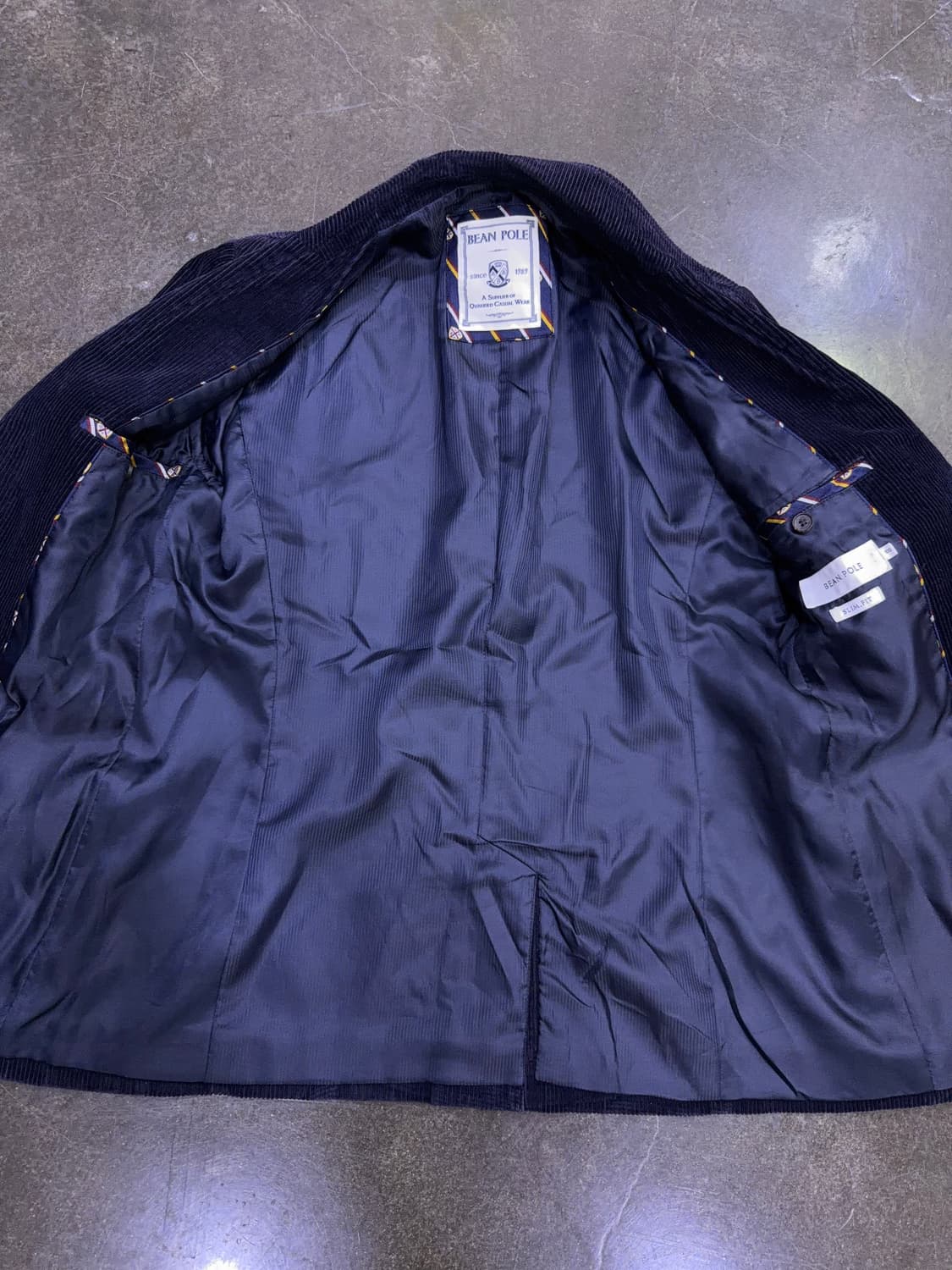 빈폴 클래식 코듀로이 스포츠자켓 블레이저 자켓 네이비 100 상품이미지7