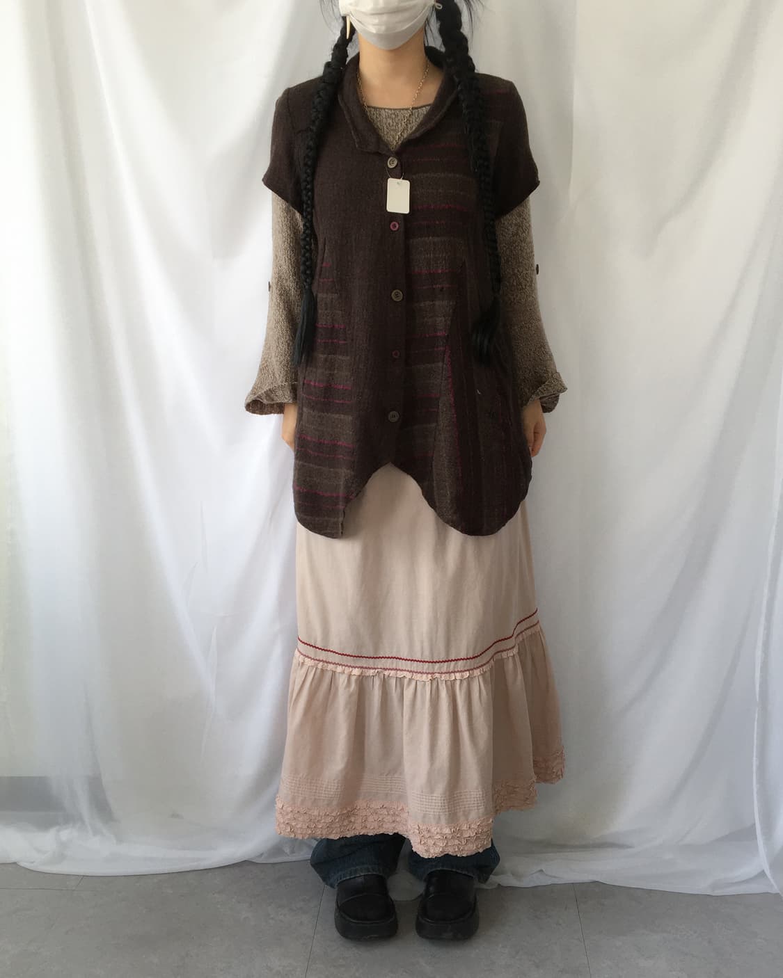 Frill pink skirt 상품이미지6