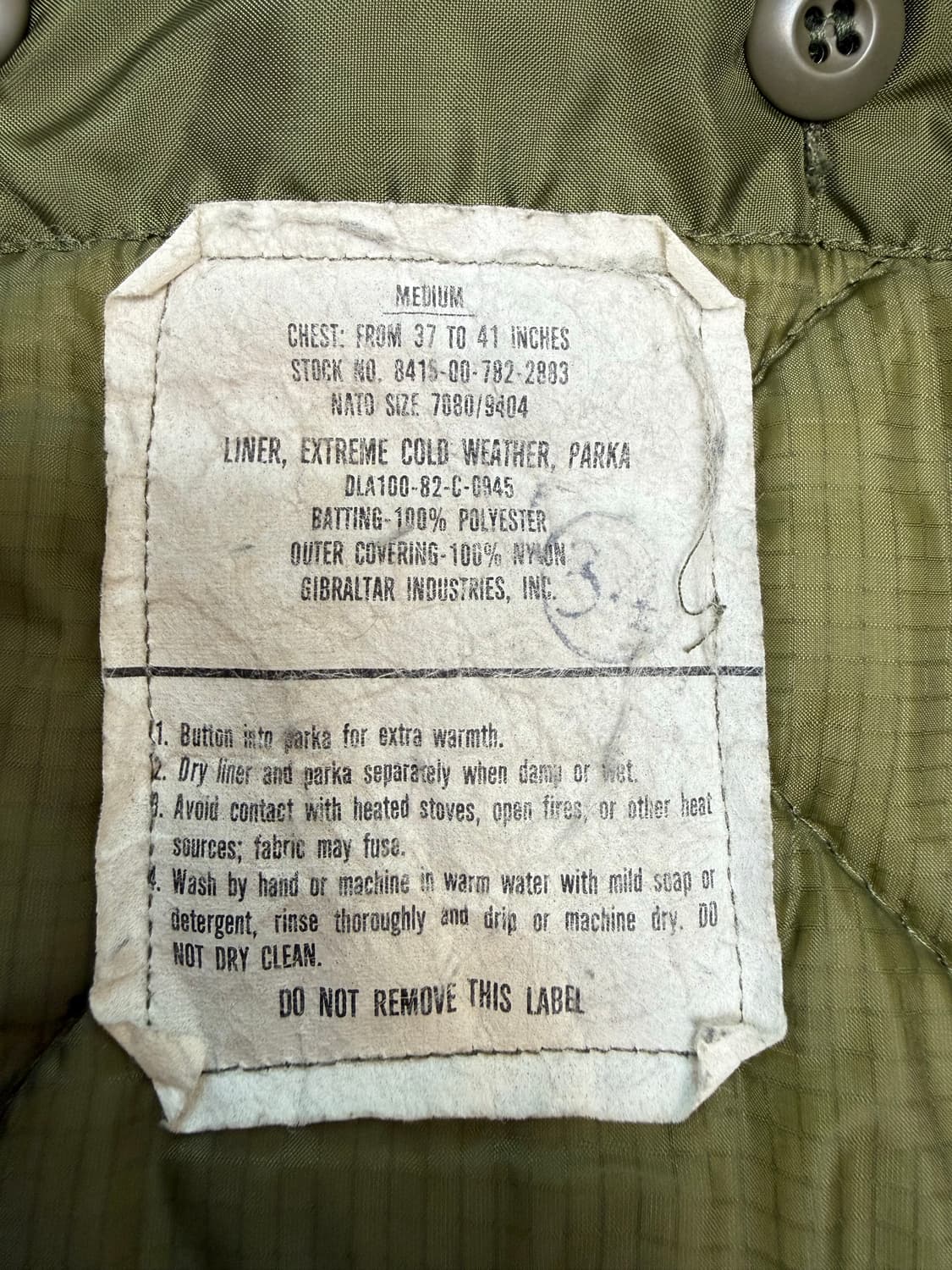 M65피쉬테일 개파카 오리지널 M 상품이미지4