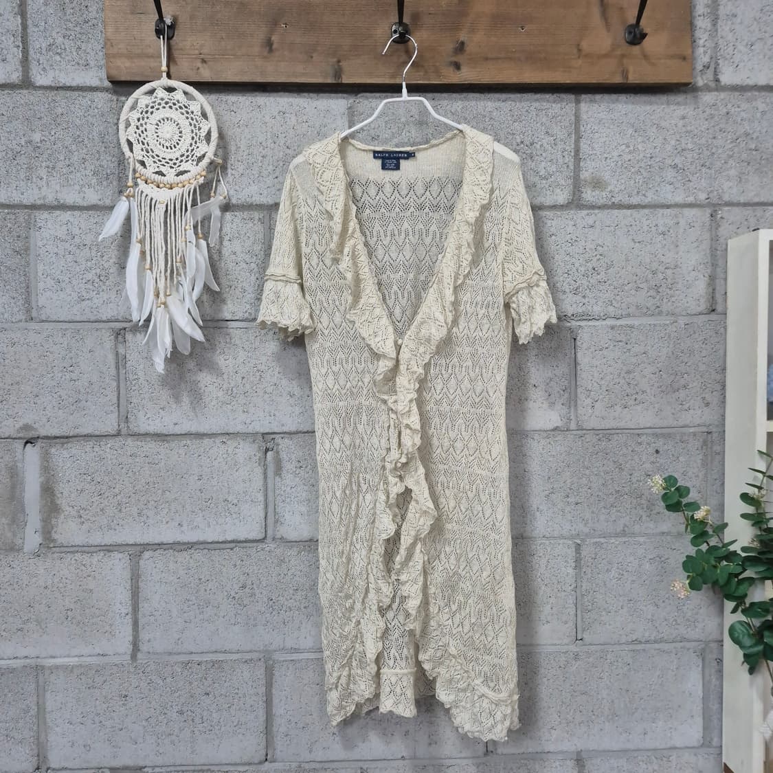 랄프로렌 프릴 레이스 가디건 상품이미지1