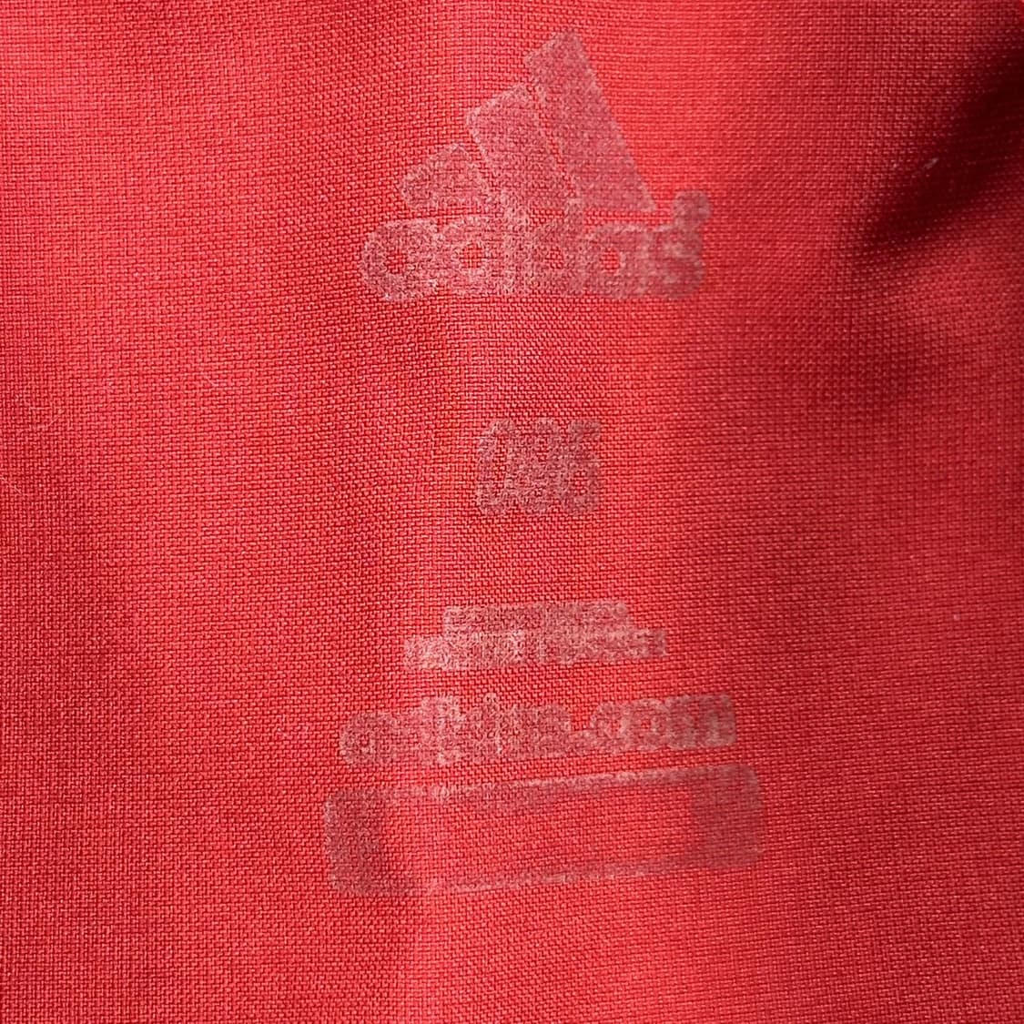 아디다스 오리지널 풀오버 레드 바람막이 자켓 (M) 상품이미지5