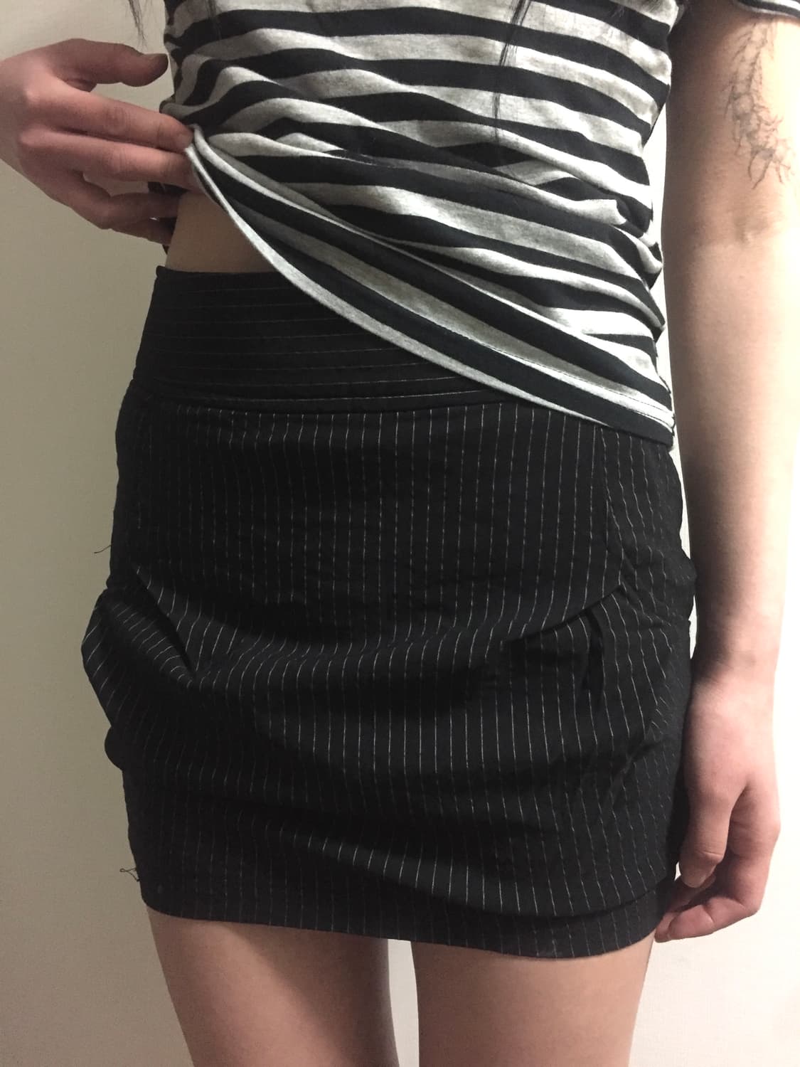 빈티지 스트라이프스커트 상품이미지4
