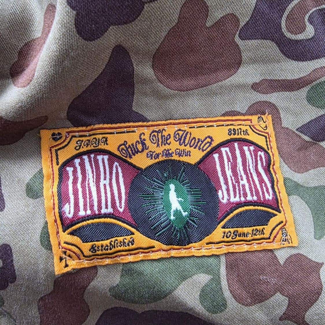 BLACK LABEL 유니크 패치 덕 카모플라쥬 밀리터리 셔츠 자켓 M 상품이미지9