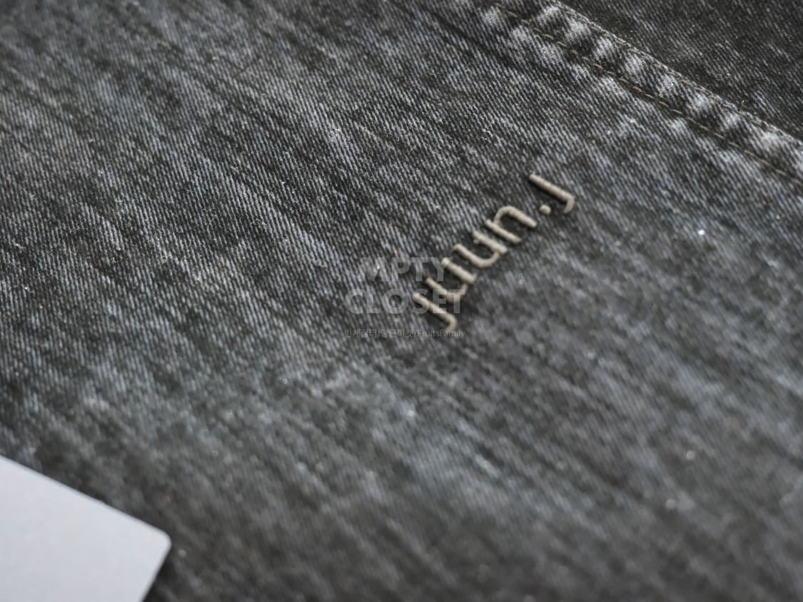 [46] 준지 25FW 슬럽 벨벳 데님 코치셔츠 상품이미지5