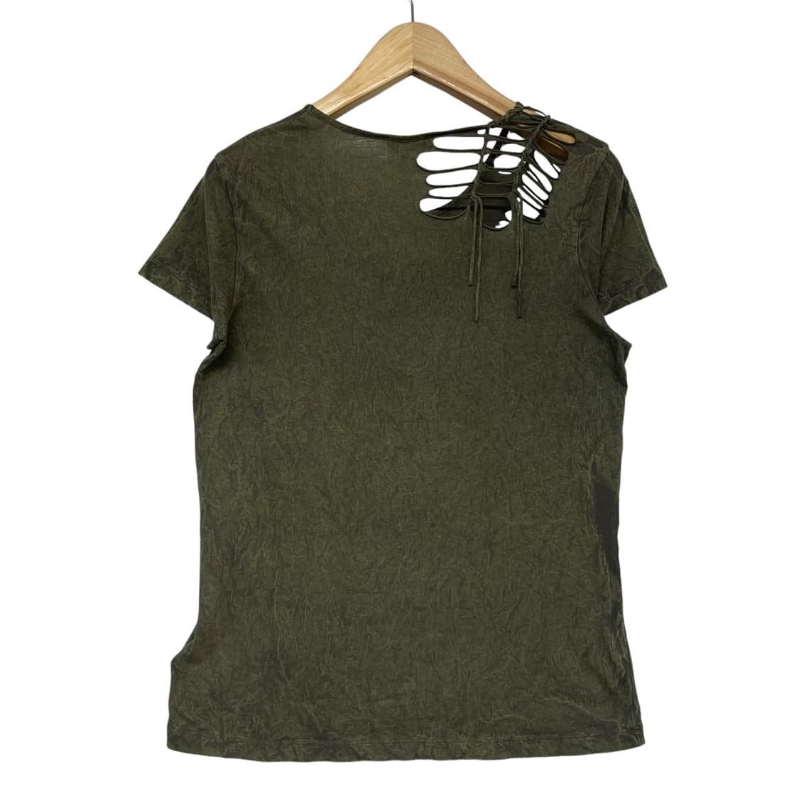 디젤 Diesel y2k 그물 피그먼트 다이드 반팔 티셔츠 상품이미지3