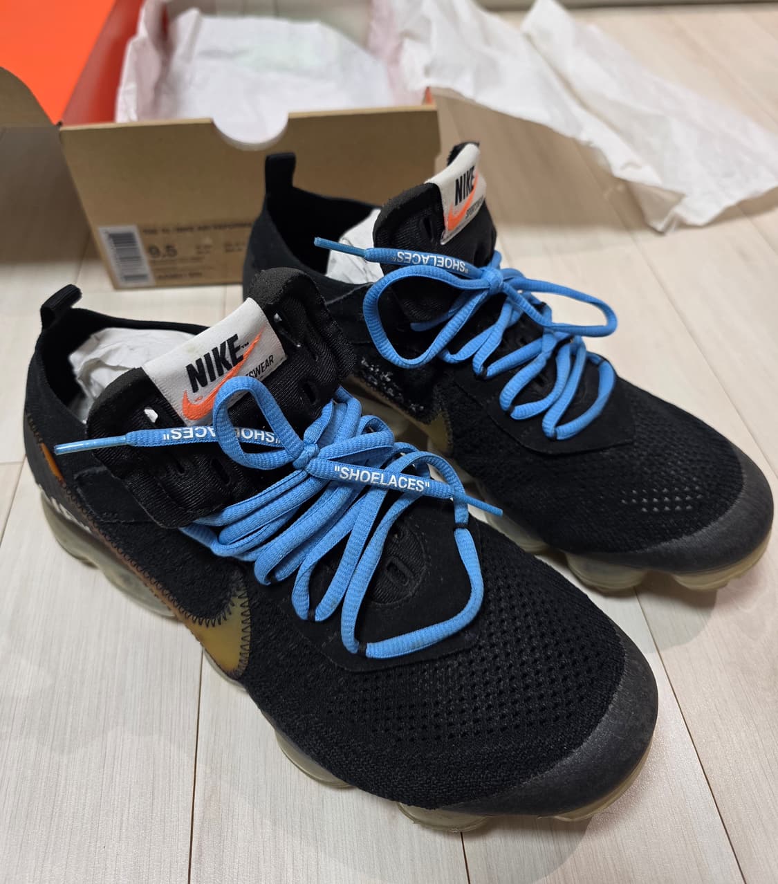 나이키x오프화이트 에어 베이퍼맥스 V2 블랙 [275] 상품이미지4