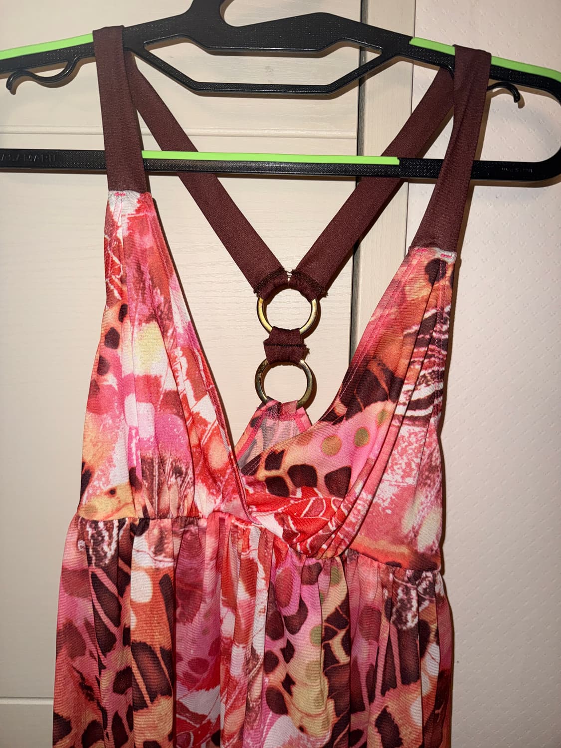 y2k 갸루 탑+스카프 세트 상품이미지2