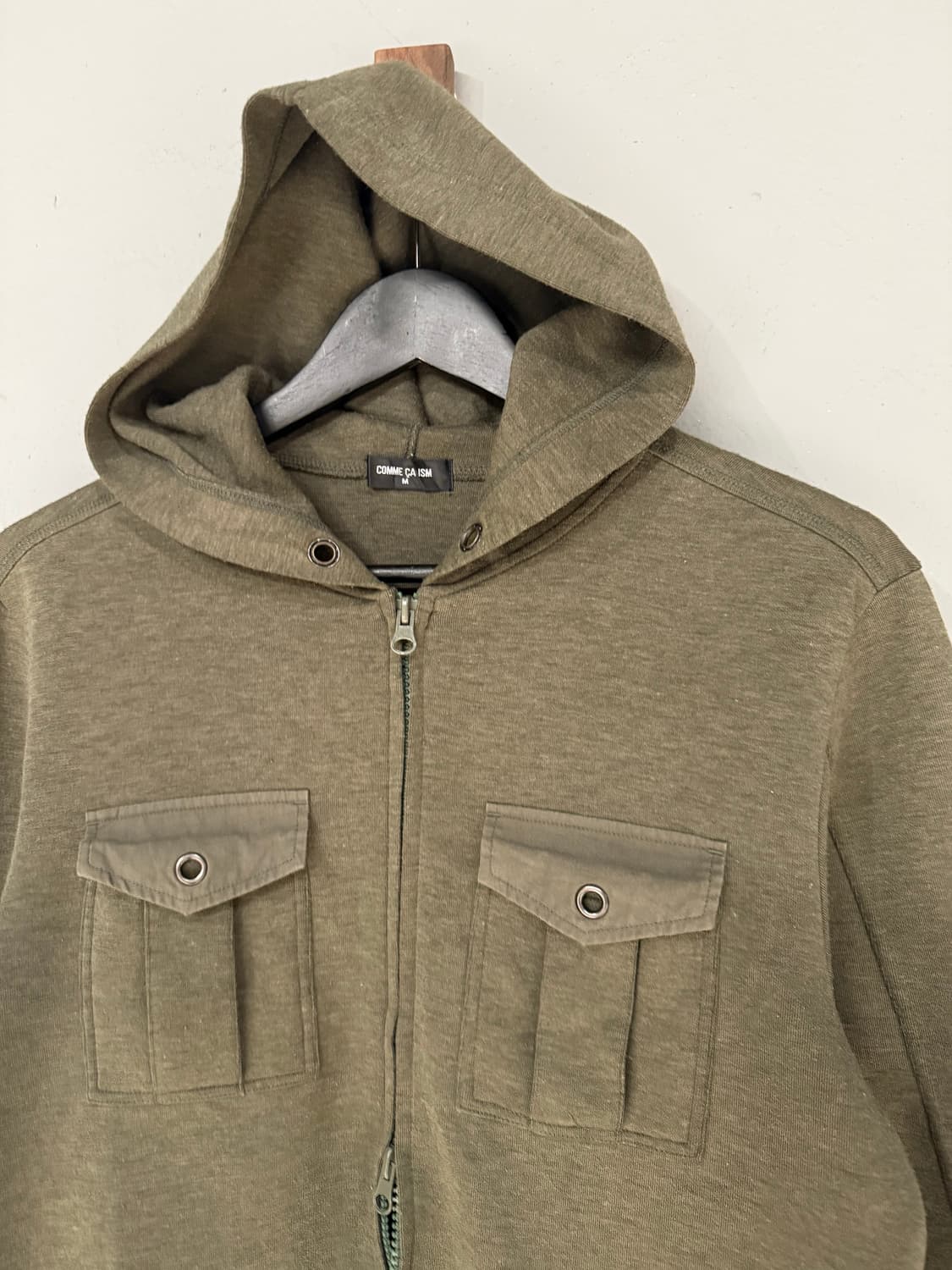 pocket detail 2-way hood zip-up 상품이미지4