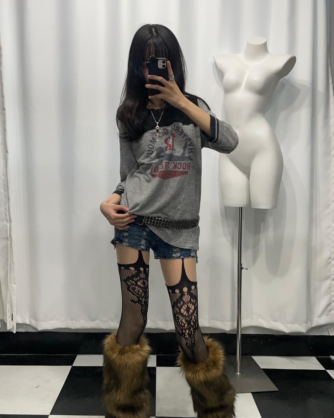 🎸Hysteric Glamour 그레이 롱슬리브🎸 상품이미지3