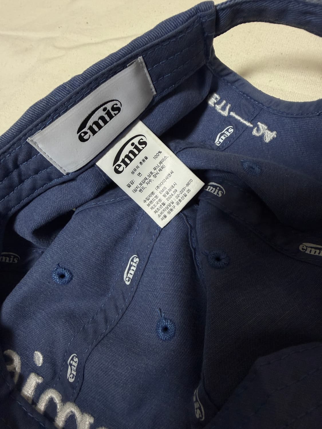 emis 이미스 볼캡 모자 (수지 착용) 상품이미지5