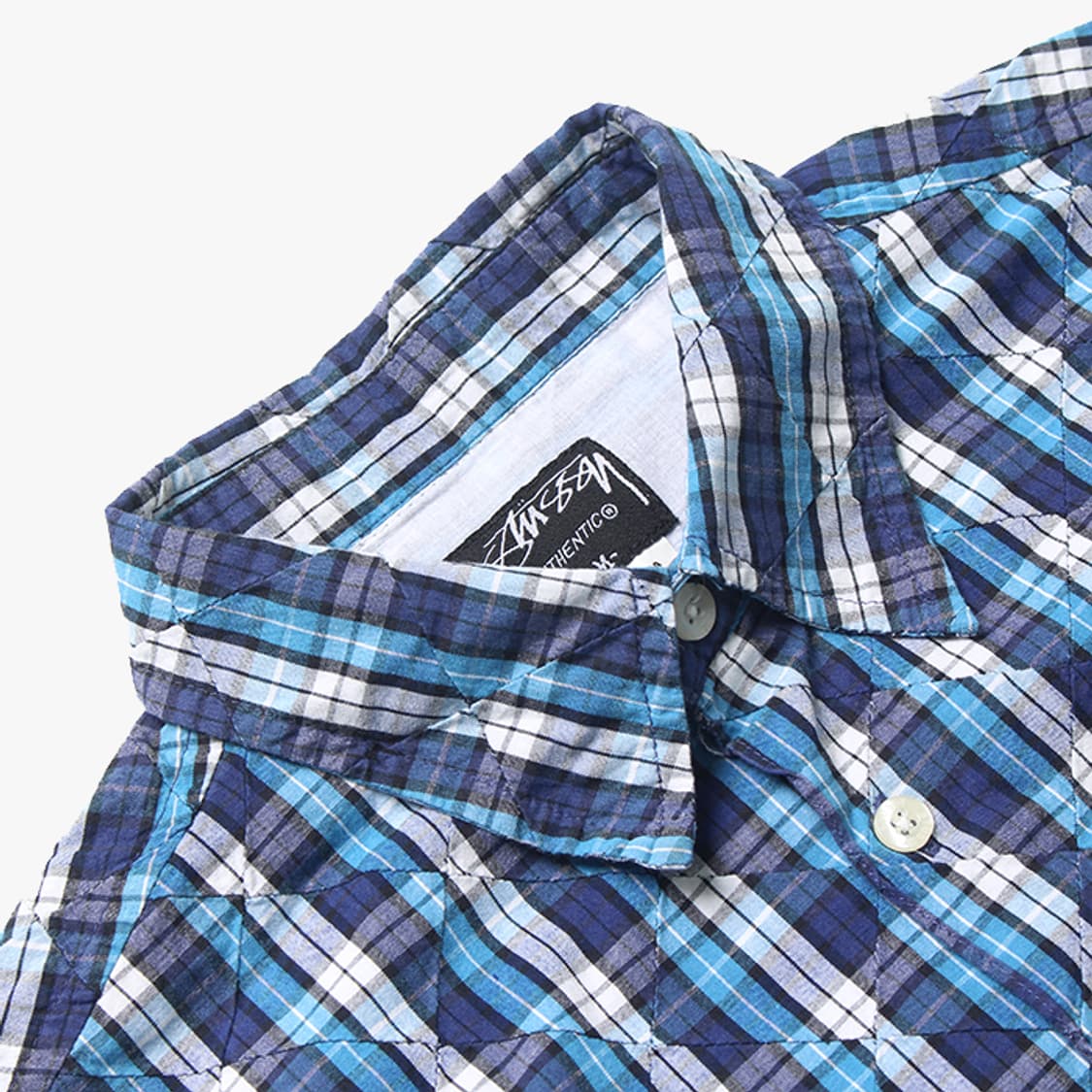  STUSSY "Check Half Shirts" 상품이미지5