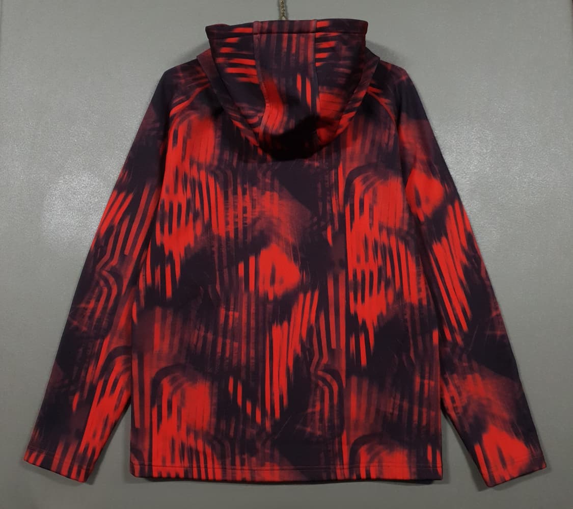 100 (L) 스파이더 신형 맨즈 러스터 후드집업 기모 져지 자켓 레드 상품이미지8