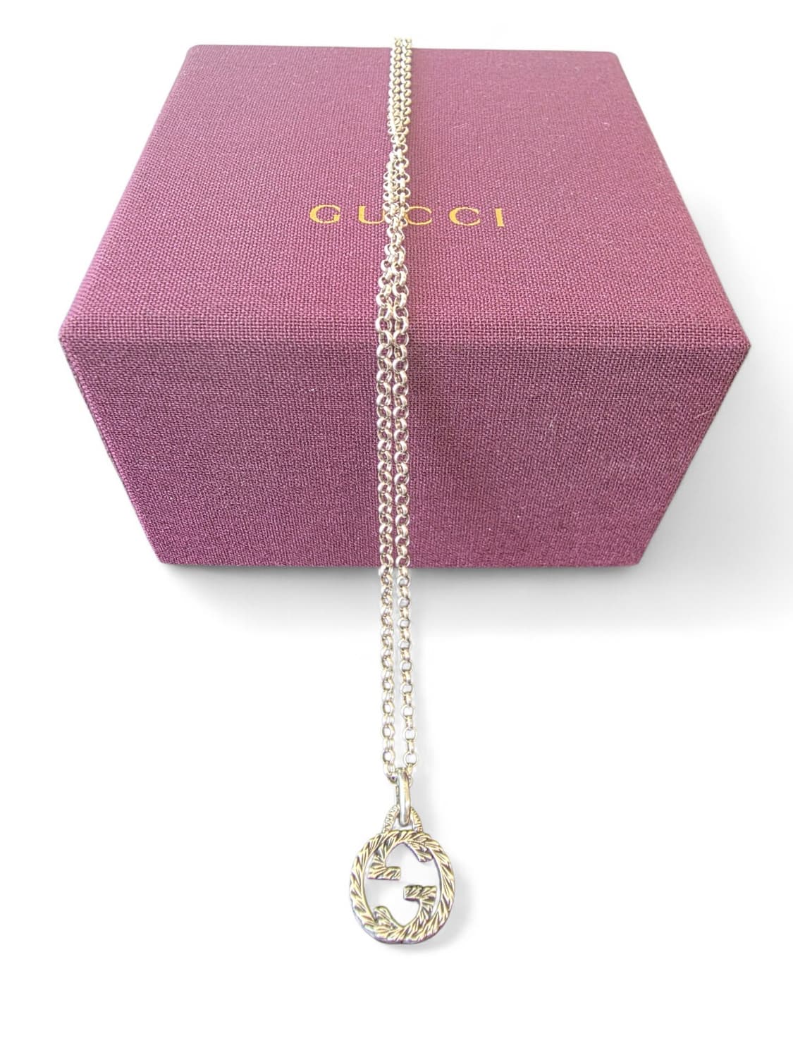 구찌 인터로킹 신형 목걸이 상품이미지1