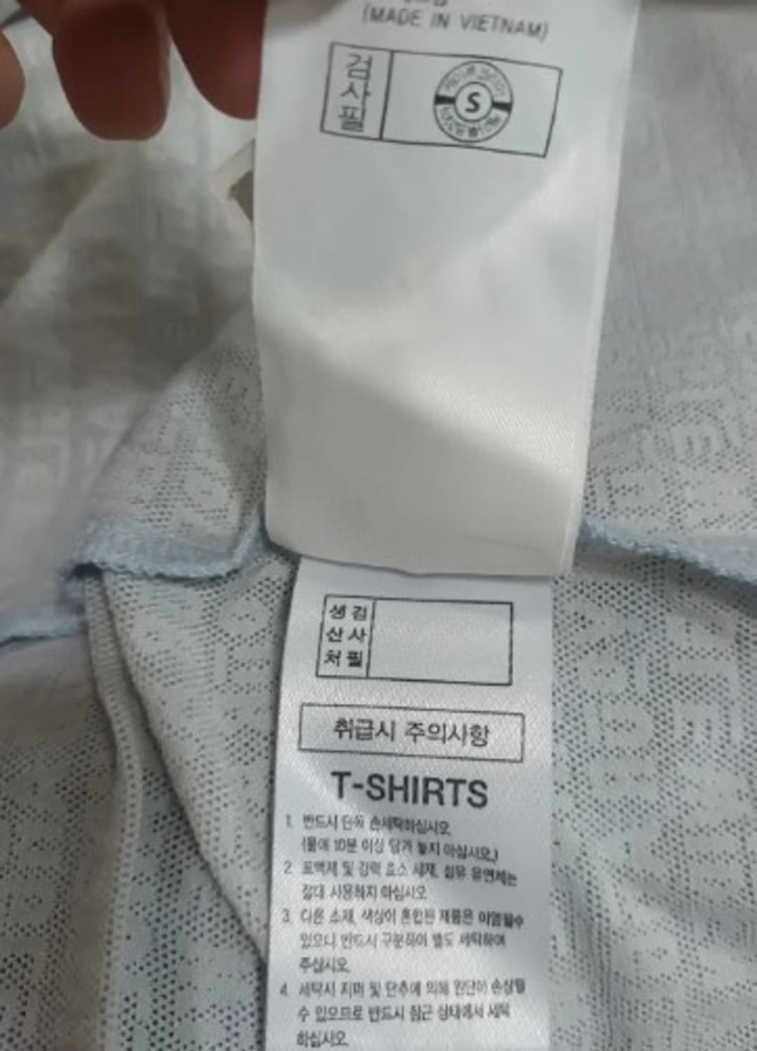 와이드앵글 남성 반팔카라티셔츠 110사이즈 상품이미지6