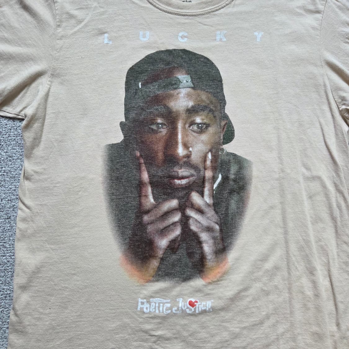 Tupac 빈티지 반팔 티셔츠 L(100) 상품이미지2