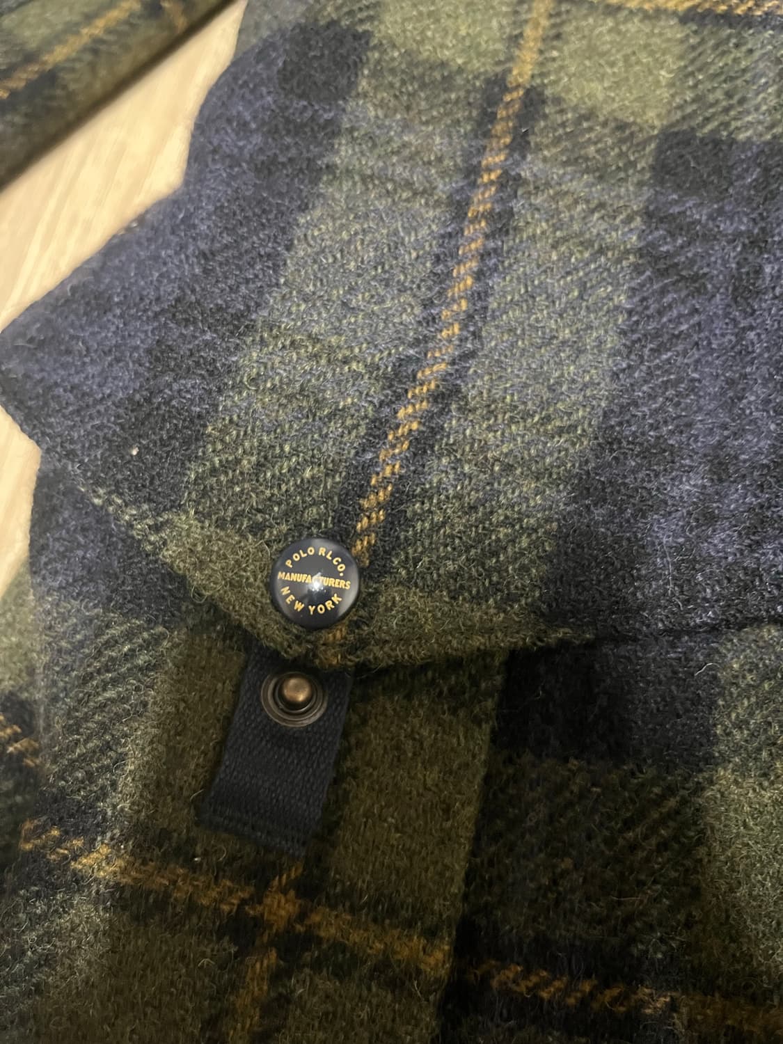 폴로 랄프로렌 블랙와치 울 헌팅 자켓 s(95-100) 상품이미지2