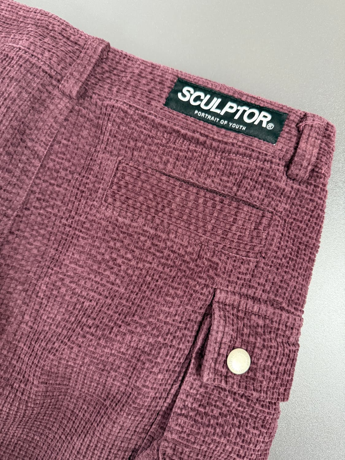 스컬프터 포켓 카고 롱 스커트 와인 상품이미지6