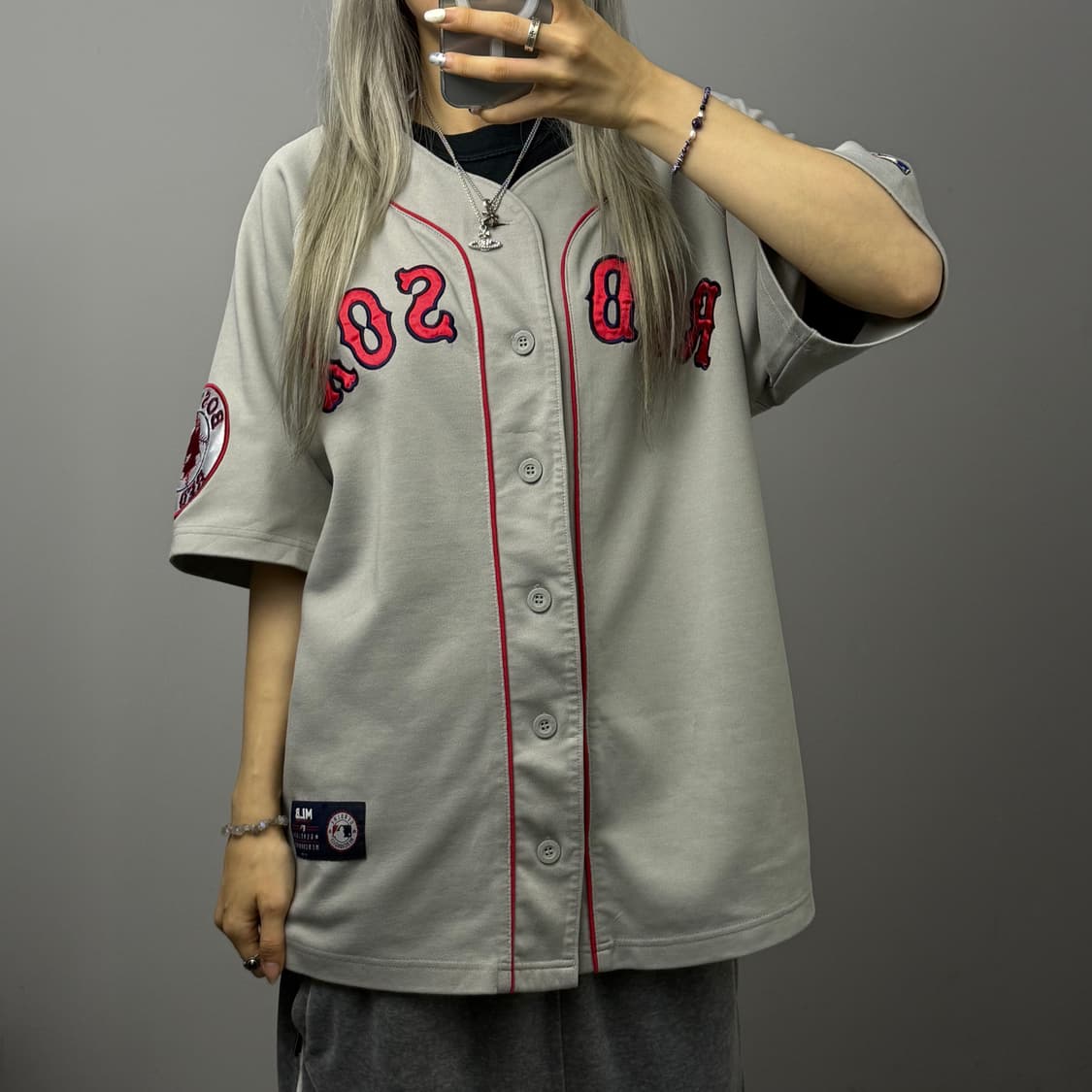 MlB 보스턴 레드삭스 베이스볼 져지 상품이미지2