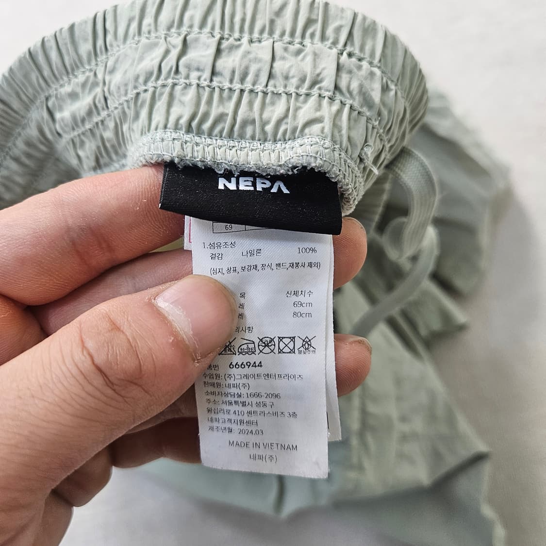 69 네파 여성 카고 반바지 0406Y 상품이미지4