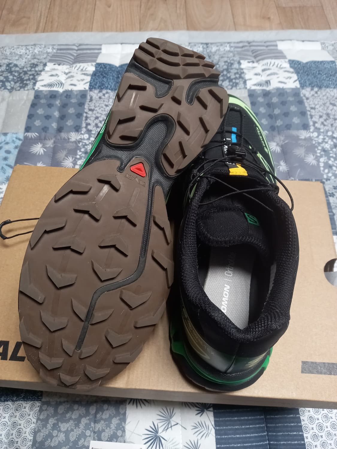 살로몬 XT-6 GTX  블랙/에덴/그린 270 상품이미지3