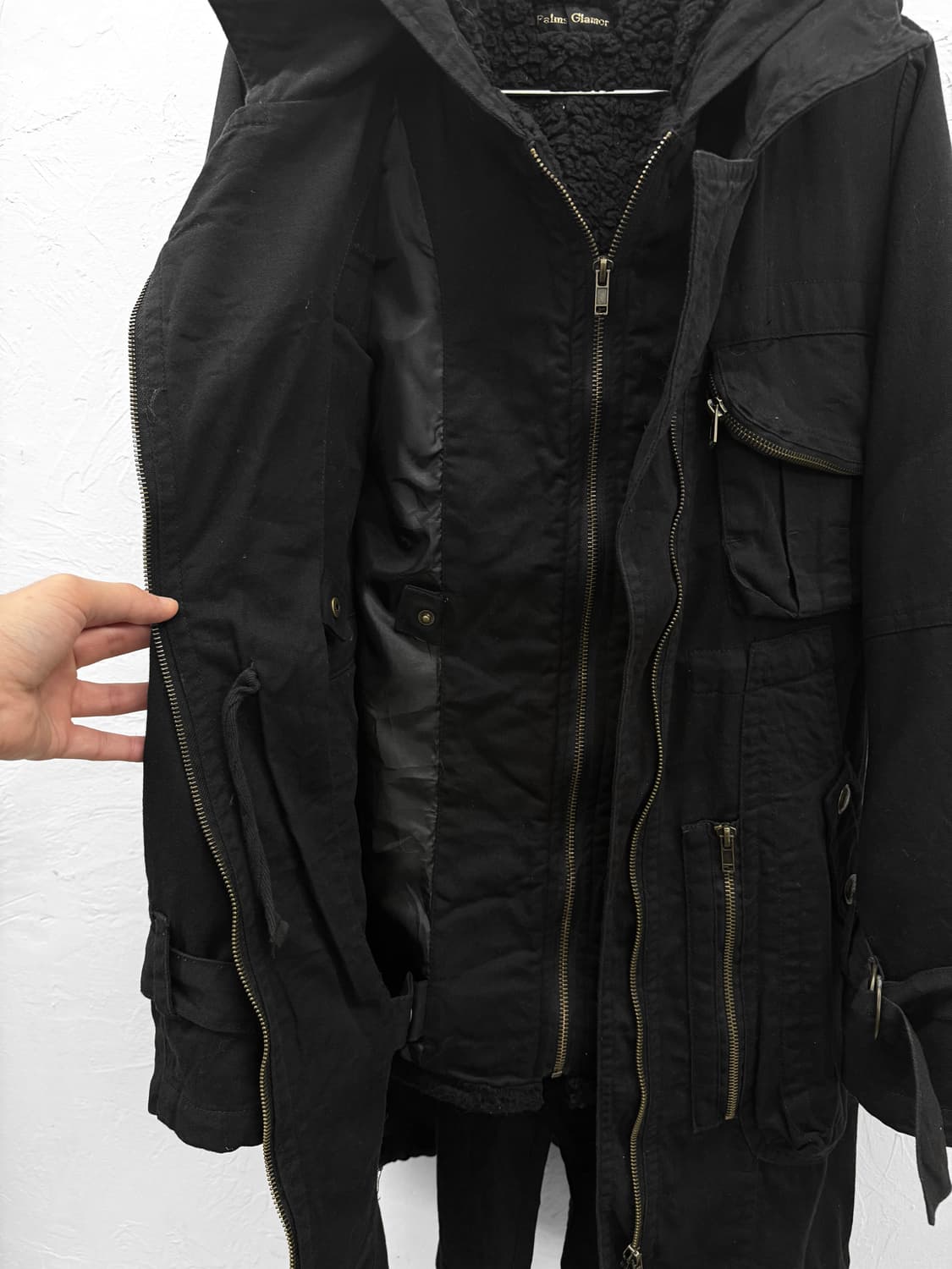 palms glamor 아시메트릭 파카 상품이미지6